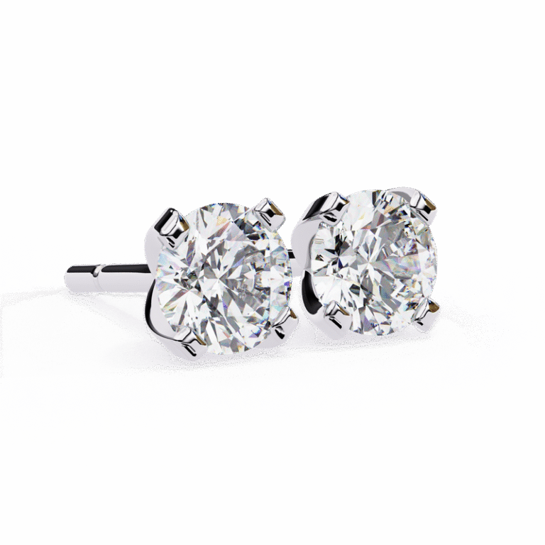 Earring White Gold - E0010
