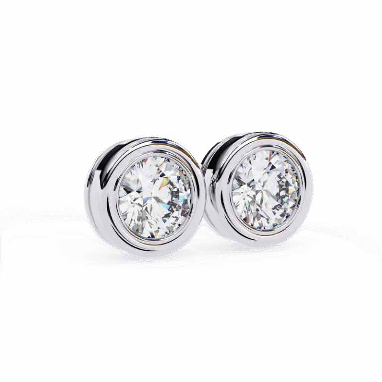 Earring White Gold - E0012