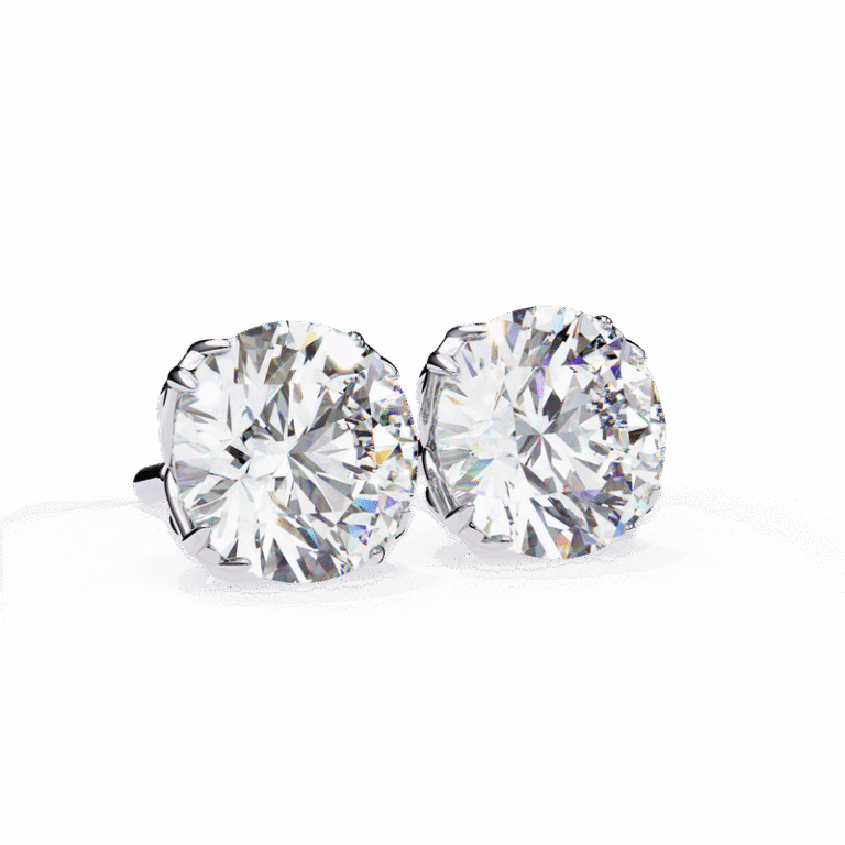 Earring White Gold - E0014