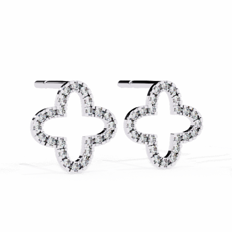 Earring White Gold - E0018