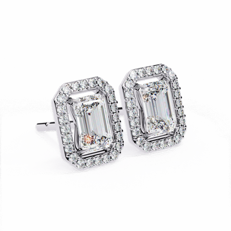 Earring White Gold - E0022