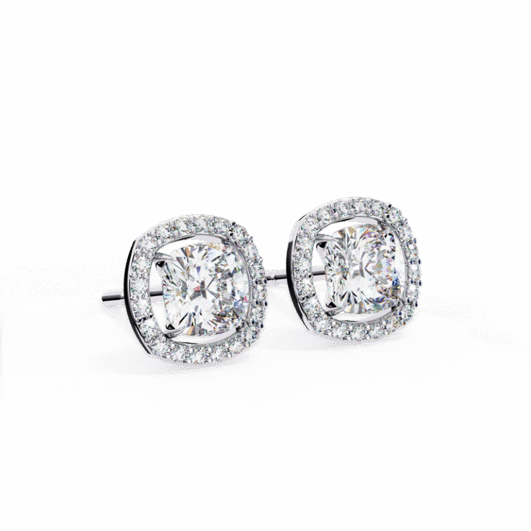 Earring White Gold - E0023