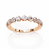 Fine Jewelry Women’s Ring – Lab Grown Diamond, IGI GIA Certified in 14K/18K Gold Rose Gold B0010