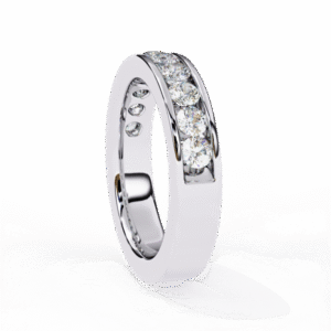 Brilliant Cut Lab Grown Diamond Ring in 14K/18K Gold – IGI & GIA Certified Luxury Band Yellow Gold B0014