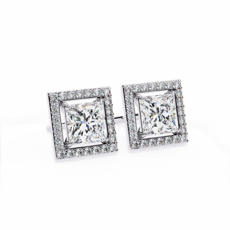 Earring White Gold - E0026