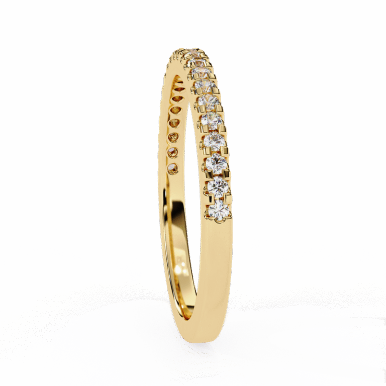 Luxury Brilliant Cut Lab Diamond Ring – IGI/GIA Certified 14K & 18K Gold Jewelry for Her Yellow Gold B0022