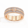 14K 18K Gold Women's Ring – Brilliant Lab Diamond, IGI GIA Certified Luxury Jewelry Rose Gold B0024