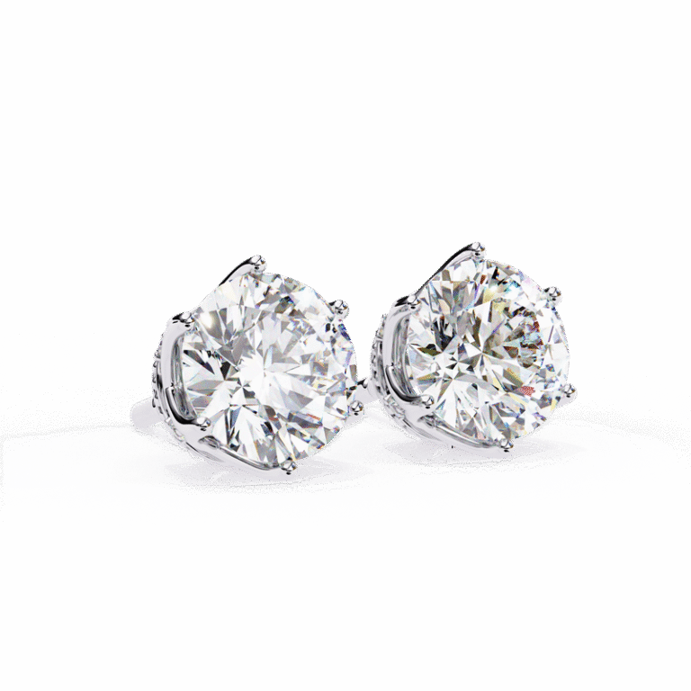 Earring White Gold - E0003