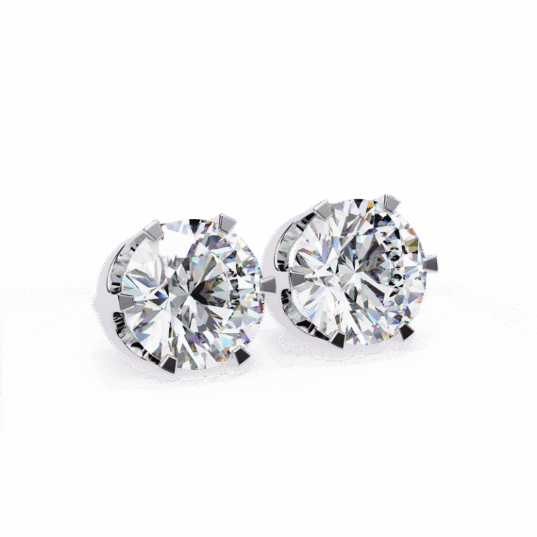 Earring White Gold - E0031