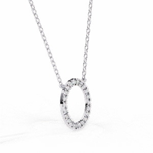 Pendant White Gold - P0033
