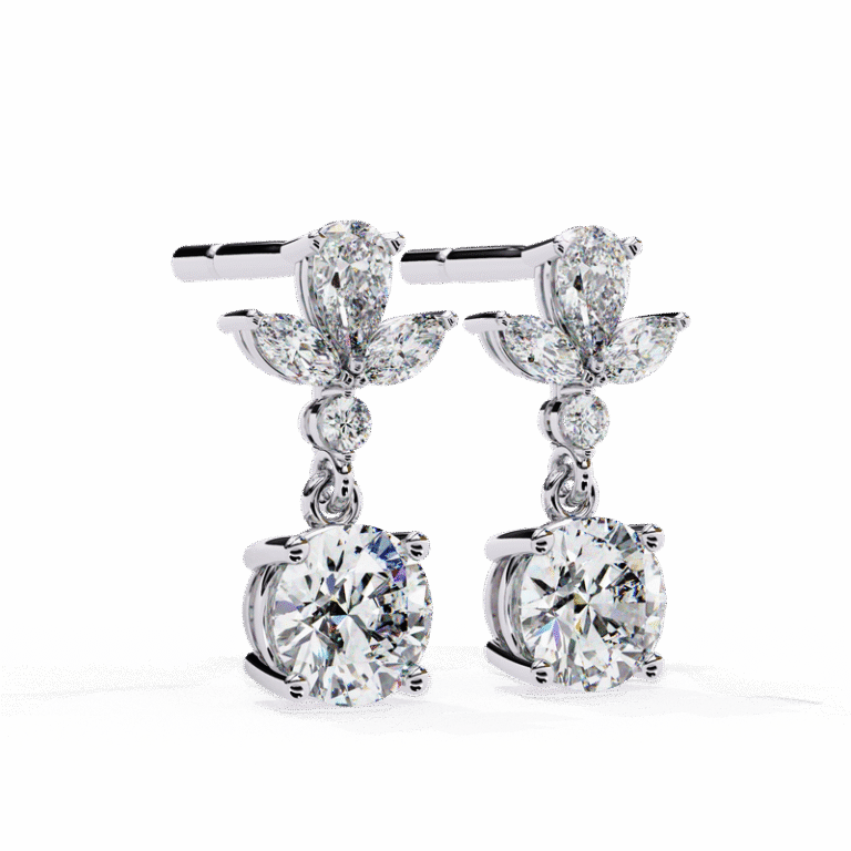 Earring White Gold - E0035