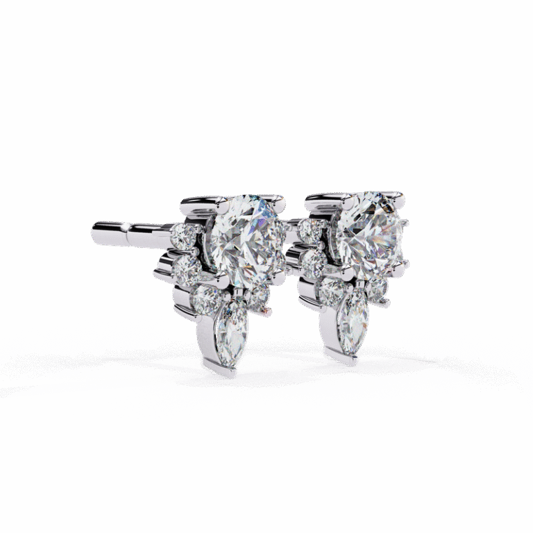 Earring White Gold - E0039