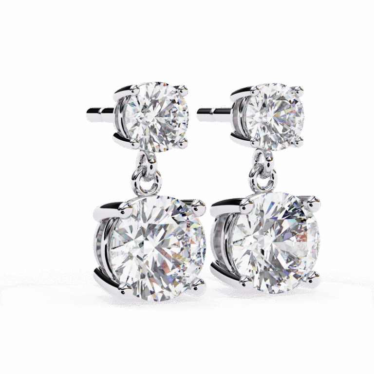 Earring White Gold - E0004