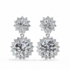 Earring White Gold - E0043
