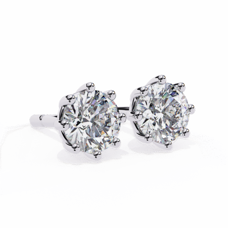 Earring White Gold - E0045