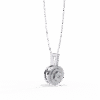 Pendant White Gold - P0045