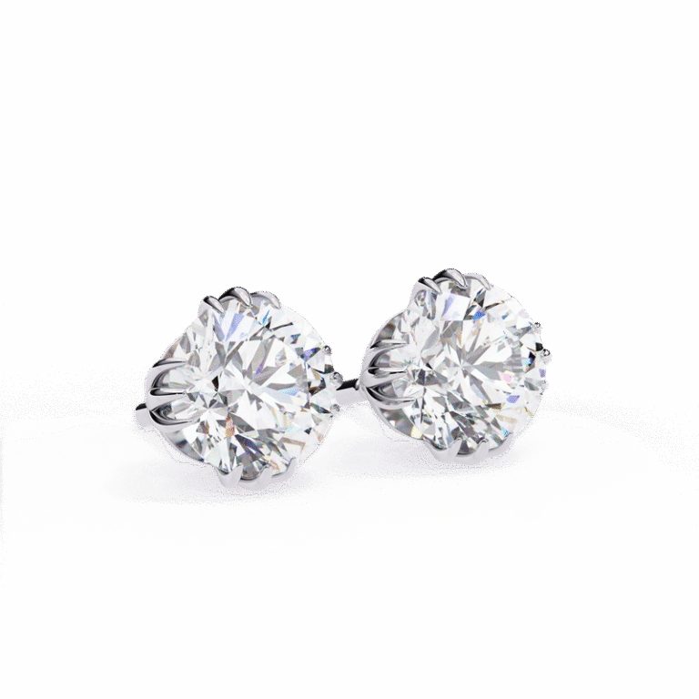 Earring White Gold - E0005