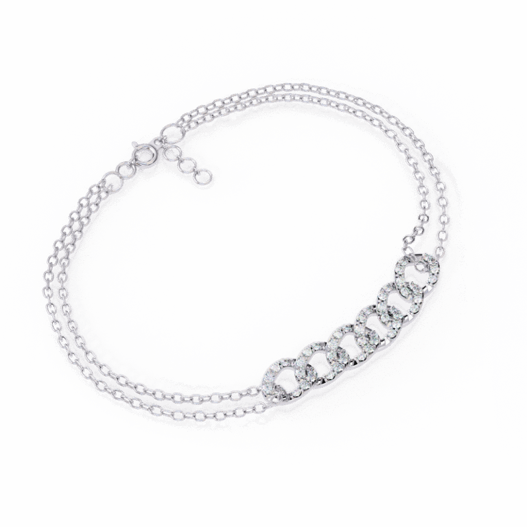 Bracelet White Gold - BR0008