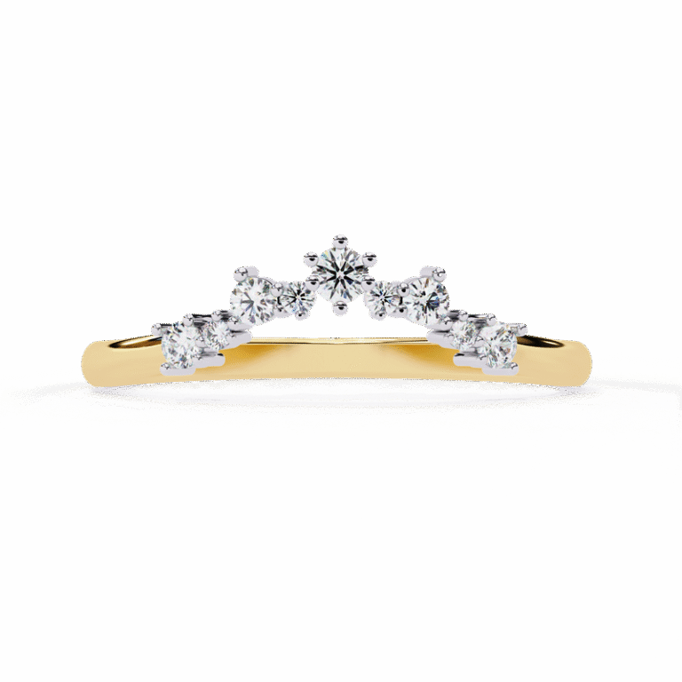 Elegant 14K & 18K Gold Lab Grown Diamond Ring – IGI GIA Certified Fine Jewelry for Women Yellow Gold B0002