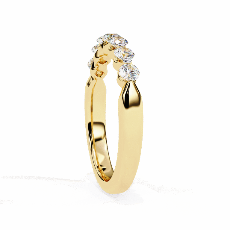Elegant 14K & 18K Gold Lab Grown Diamond Ring – IGI GIA Certified Fine Jewelry for Women Yellow Gold B0013