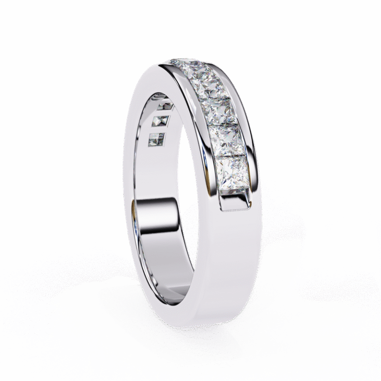 Women’s Fine Jewelry Band – 14K/18K Gold Ring with IGI GIA Certified Lab Diamond Yellow Gold B0015