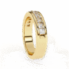 Women’s Fine Jewelry Band – 14K/18K Gold Ring with IGI GIA Certified Lab Diamond Yellow Gold B0015