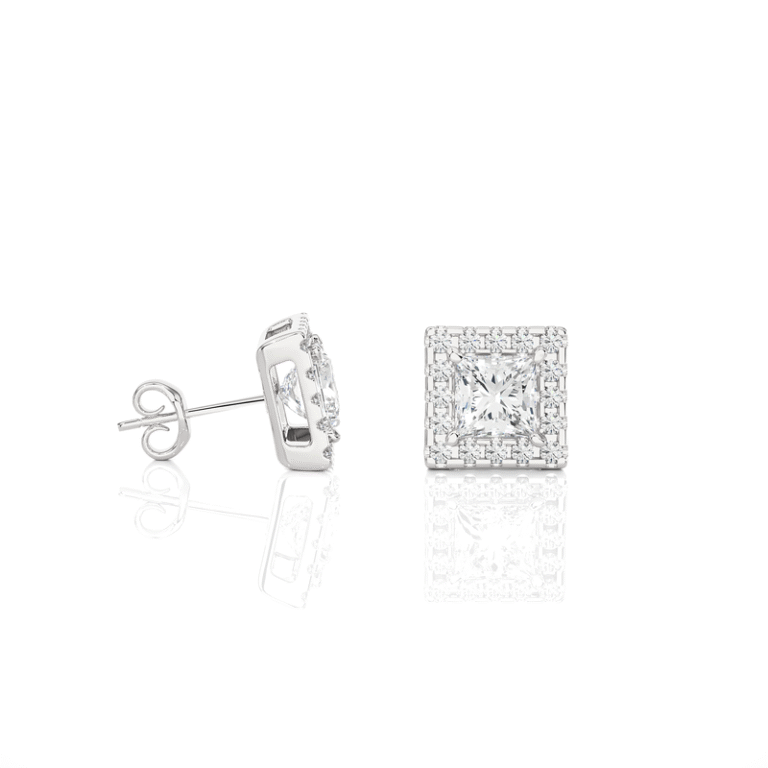 Earring White Gold - E0048