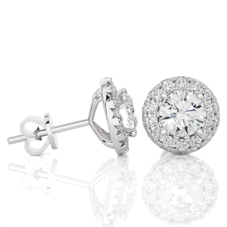 Earring White Gold - E0053