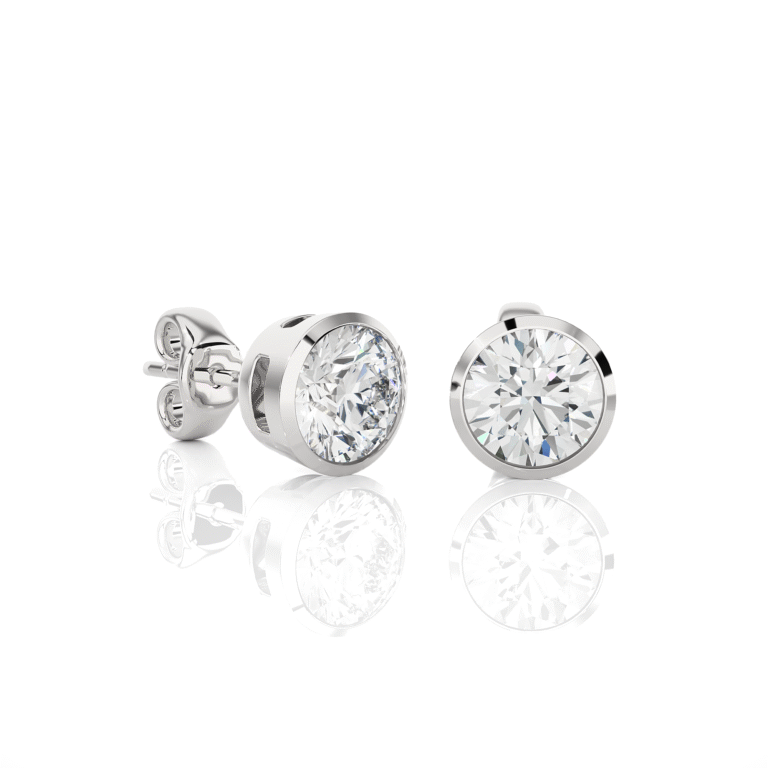 Earring White Gold - E0049