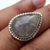 Grey Rutile Quartz Ring in 925 sterling silver, Grey rutile gemstone, Sterling silver jewelry, Rutile Jewelry, Gift Item , Handmade Jewelry R0236-GS