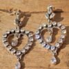 White Topaz Earring Stud ,925 Sterling Silver Earring Stud, Gift, Handmade Earring, Gemstone White Topaz faceted Earring Stud E0202-GS