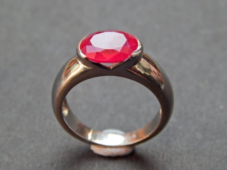 Ruby Ring-925 Sterling Silver-Jewelry Ring-Gemstone Ring-Ruby Jewelry-Handmade ring women ring R0053-GS