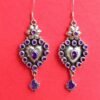 Amethyst Earring, 925 Silver Earring, Amethyst jewelry gemstone jewelry handmade earring faceted earring gift for her E0670-GS