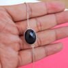 black onyx Gemstone bracelet, Silver jewelry,925 Sterling Silver bracelet, Gift, Handmade bracelet, black onyx Gemstone bracelet BR0065-GS
