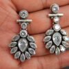 925 Sterling Silver Jewelry earring stud With gemstone zircon faceted for Girls & Women gift item E0566-GS