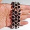 Smoky Quartz-925 Sterling Silver- Jewelry bracelet with gemstone smoky topaz faceted Gift for her BR0181-GS