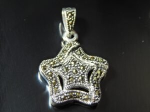 Star Pendant 925 Sterling Silver Jewelry Celestial Jewelry Gemstone Pendant P0059-GS