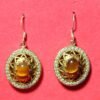 Tiger's Eye Earring !!! 925 Sterling Silver Jewelry With Gemstone Tiger's Eye Cabochon For Girls & Women Gift item E0748-GS