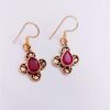 ruby Earring, 925 Sterling Silver Jewelry With gemstone For Girls & Women Gift item E0303-GS
