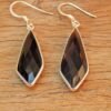 Black Onyx Earring !!! 925 Sterling Silver Jewelry Earring With Gemstone Black Onyx faceted For Girls & Women gift item E0926-GS