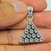 Zircon pendant, silver jewelry pendant 925 sterling silver, Zircon Jewelry, gift for girls & women P0058-GS
