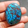 Natural Chrysocolla Large AAA Quality Oval Cabochon 32x22 MM 60 Carat Chrysocolla Gemstone L0001-GS