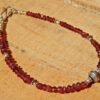 Garnet, Zircon Gemstone Bracelet, Silver jewelry,925 Sterling Silver Bracelet ,Gift, Handmade, Garnet, Zircon Gemstone- faceted BR0094-GS