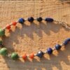Natural Turquoise, Coral, Lapis Beaded Bracelet-925 Sterling Silver Jewelry, Handmade Bracelet, Antique Bracelet With Natural Gemstones BB0009-GS