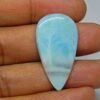 Top Quality Natural Larimar Gemstone Pear Cabochon 30x17 MM Larimar Palm Gemstone L0003-GS