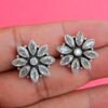 Zircon jewelry 925 Sterling Silver Jewelry earring stud With gemstone zircon faceted for Girls & Women gift item E0738-GS