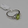 Natural Peridot Rings- 925 Sterling Silver Ring, handmade ring, dainty ring with gemstone peridot faceted for Girls & Women gift item R0115-GS