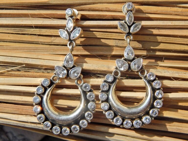 Cubic Zirconia, Earring Stud ,925 Sterling Silver Earring Stud, Gift, Handmade Earring, Gemstone Zircon faceted Earring Stud E0835-GS