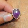 Natural Amethyst Ring in 925 Sterling Silver, Engagement Ring ,Men's Gift Ring Amethyst Jewelry handmade ring R0127-GS