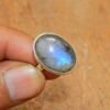 Natural Labradorite ring in 925 Sterling Silver, Engagement Ring ,women Gift Ring, Labradorite Jewelry handmade ring R0126-GS